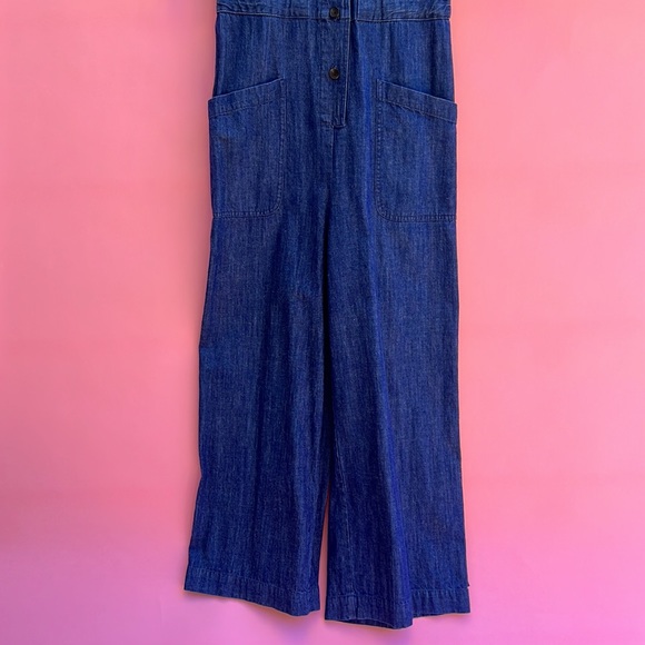 Marine Layer Denim Joni Jumpsuit XS - Picture 4 of 5